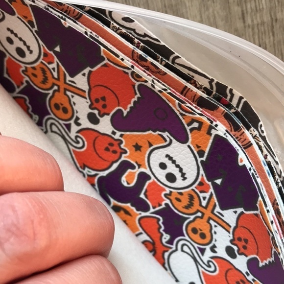 12 pcs Halloween faux leather sheets for crafting jewelry earrings bows - Picture 7 of 10